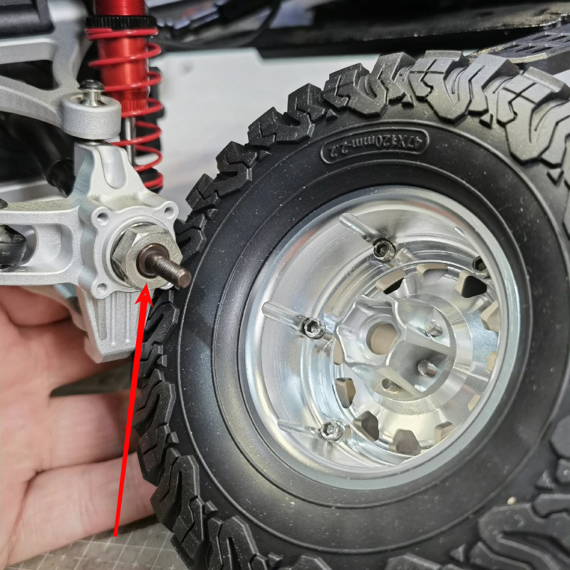Ram 1500 Rc Hobby - Verstärkter Radnabenadapter für TRACTION HOBBY KM