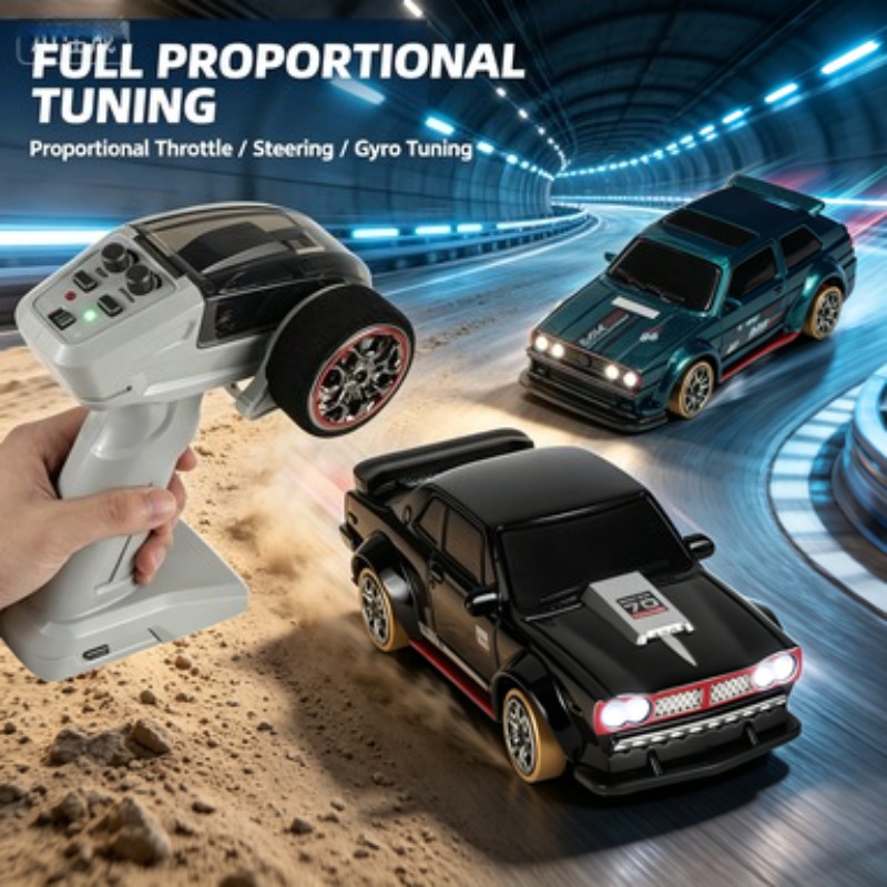 Rc Hobby Grade Drift Car - 1:63 4WD RC Drift-Auto mit Vollproportionaler