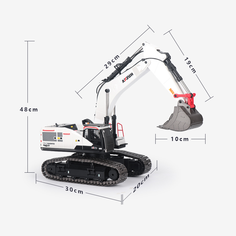 Rc Hobby Excavator - RC Bagger 1/14 HUINA Metall Lkw