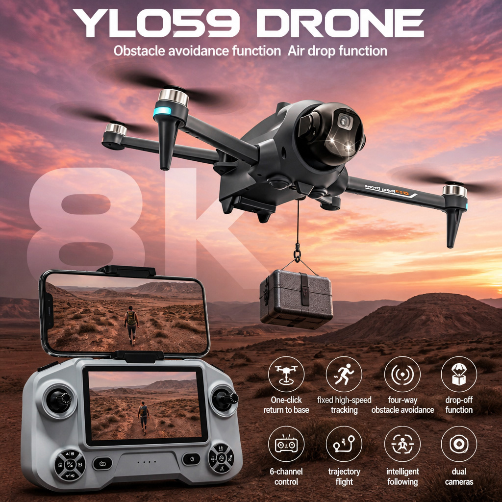 Top Rc Hobby Mini Xcub - NEUE YL059 Drohne mit GPS, automatischer