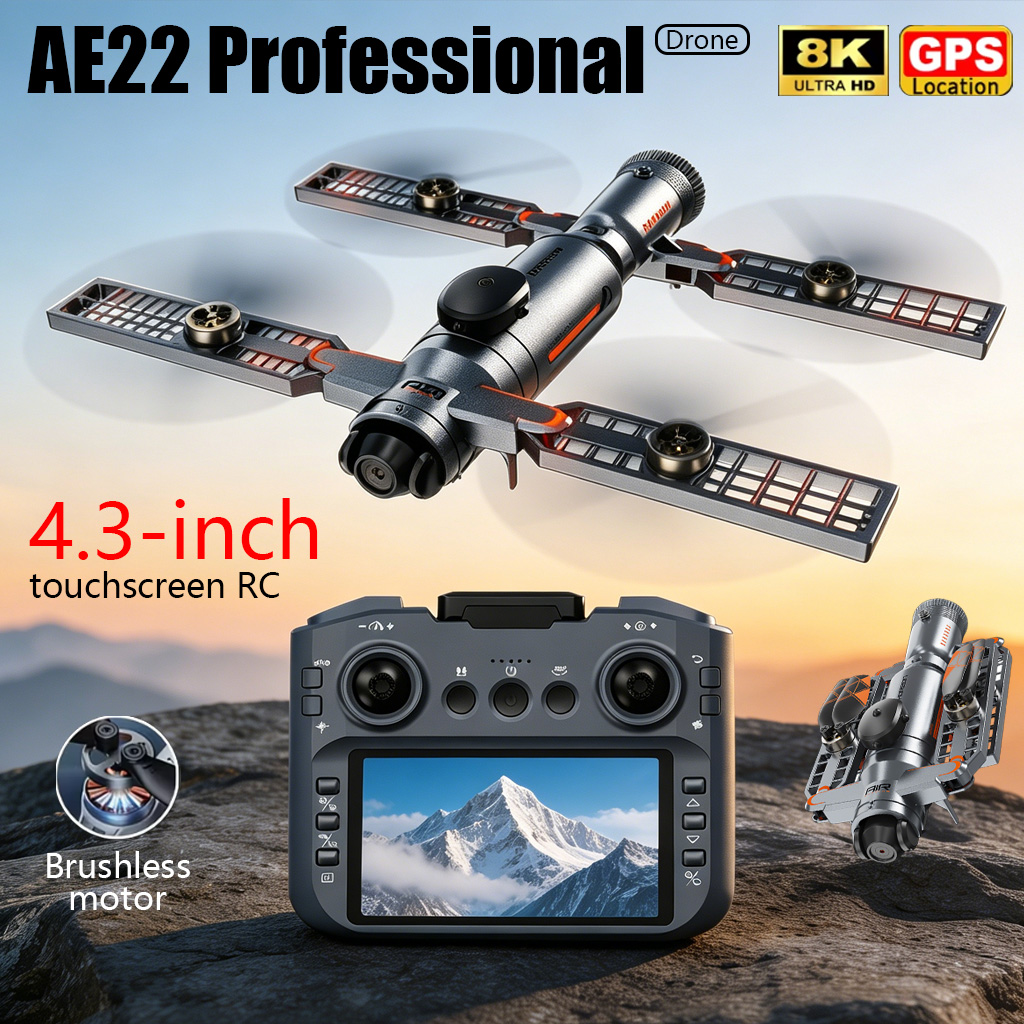 Top Rc Hobby Mini Xcub - Verbesserte AE22 PRO MAX Faltbare Drohne