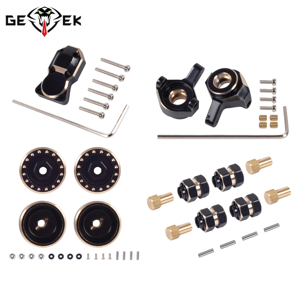Rc Hobby Zone - Messing-Gegengewicht Lenkknöchel Radnabe für 1/24 RC