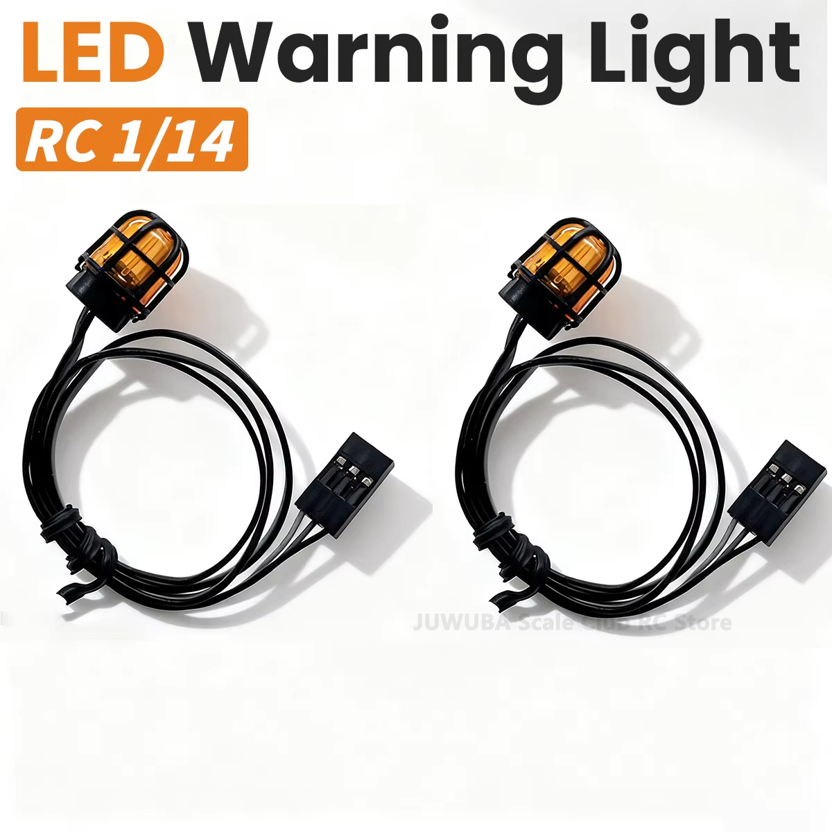 Rc Hobby Excavator - LED-Warnleuchte 360-Grad-Drehleuchte Baumaschinenlampe für 1/14 Tamiya