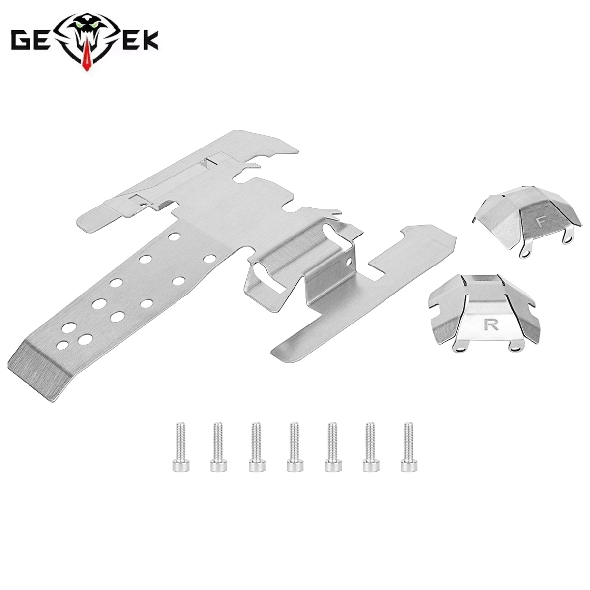 Rc Hobby Zone - Edelstahl-Unterfahrschutz-Set für 1/10 RC Crawler Auto