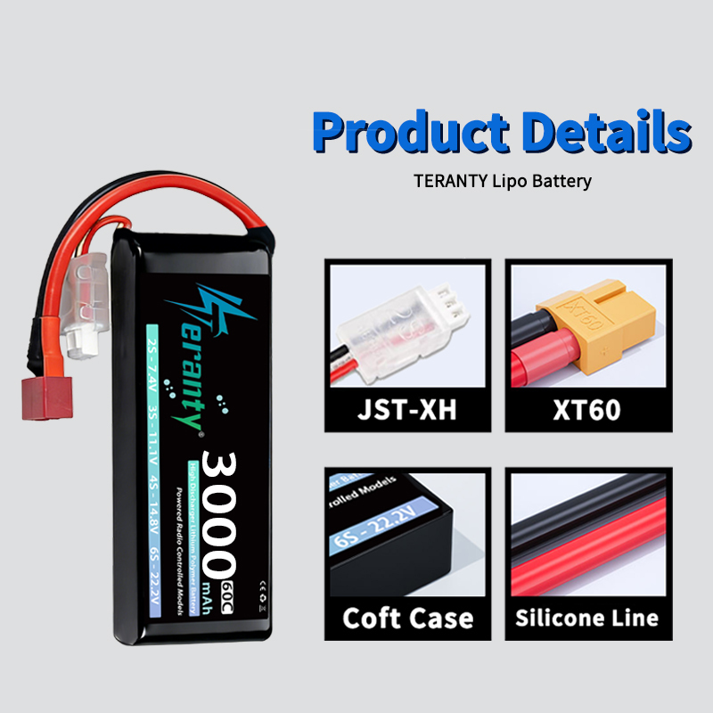 TERANTY 2S 3000mAh Lipo-Akku 7 – Rc Hobby Grade Bewertung und Preis