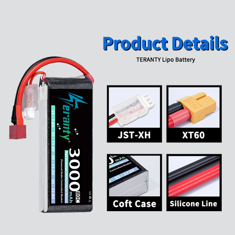 TERANTY 2S 3000mAh Lipo-Akku 7 – Rc Hobby Grade Bewertung und Preis