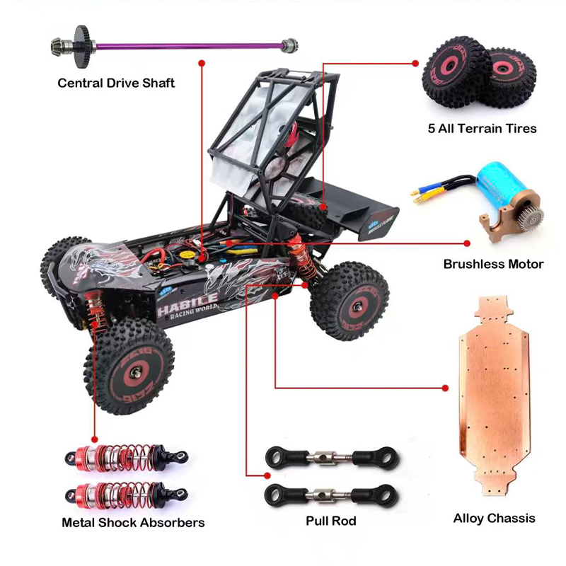 75 KM/H WLtoys 124016 V8 RC Au – Rc Hobby Grade Drift Car Bewertung und Preis