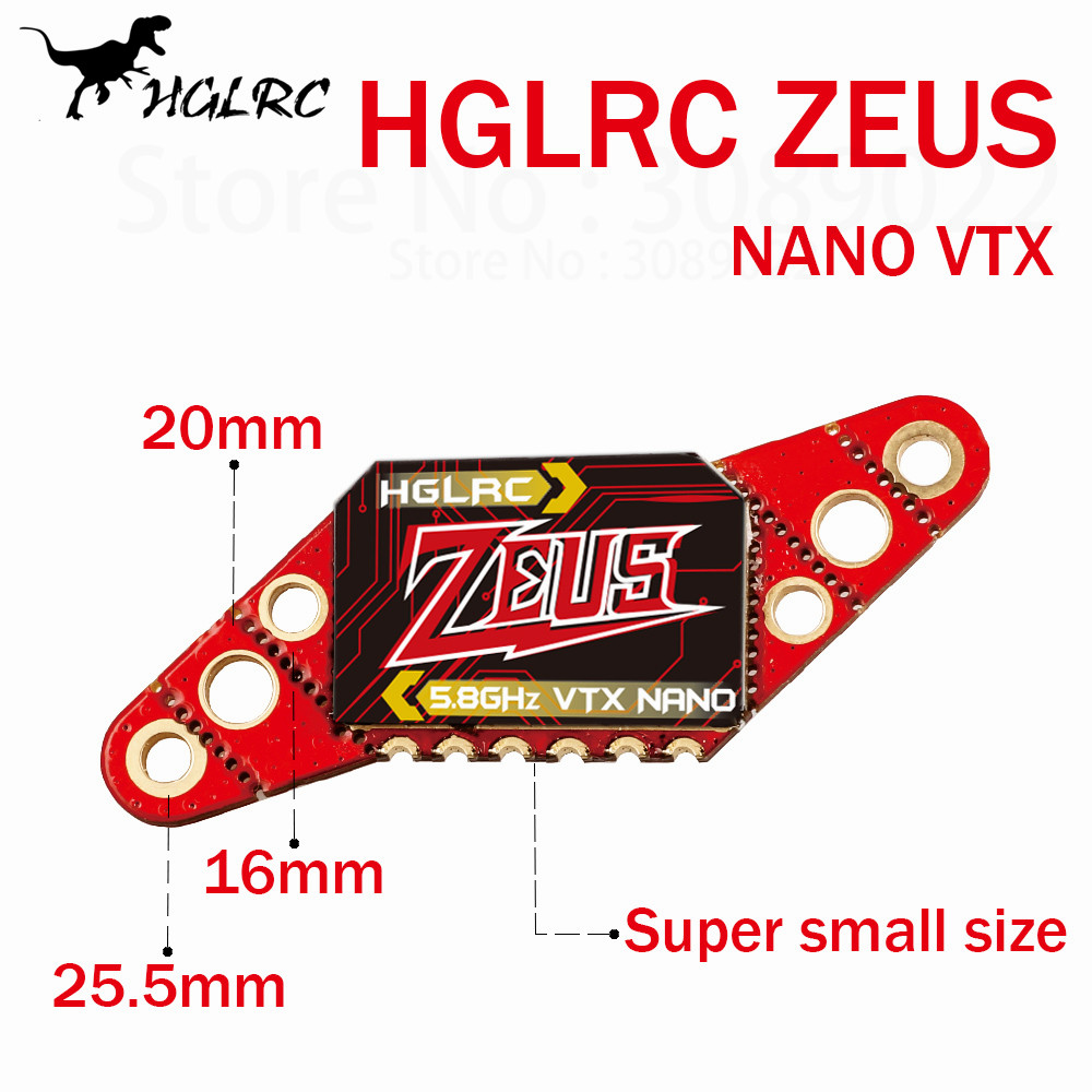 HGLRC Zeus Nano 350mW FPV VTX  – Top Rc Hobby Mini Xcub Bewertung und Preis
