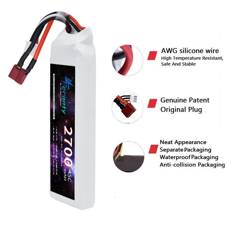 1/3PCS 2S 7,4 V Lipo Batterie  – Rc Hobby Grade Bewertung und Preis