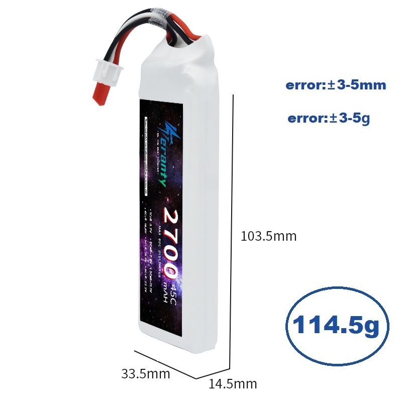 1/3PCS 2S 7,4 V Lipo Batterie  – Rc Hobby Grade Bewertung und Preis