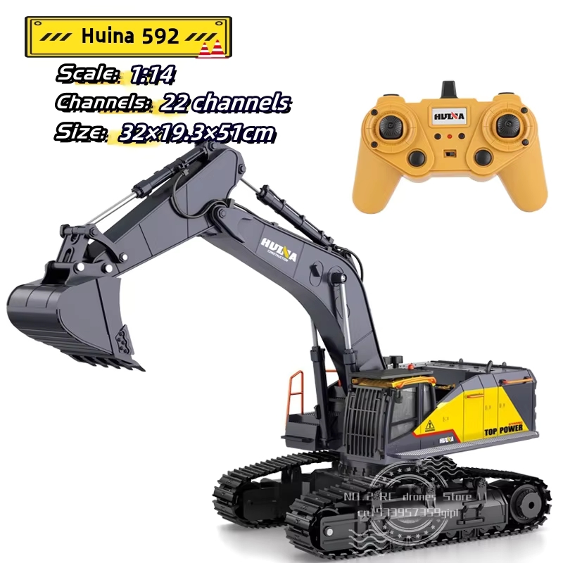 Huina antike große fern gesteu – Rc Hobby Excavator Bewertung und Preis