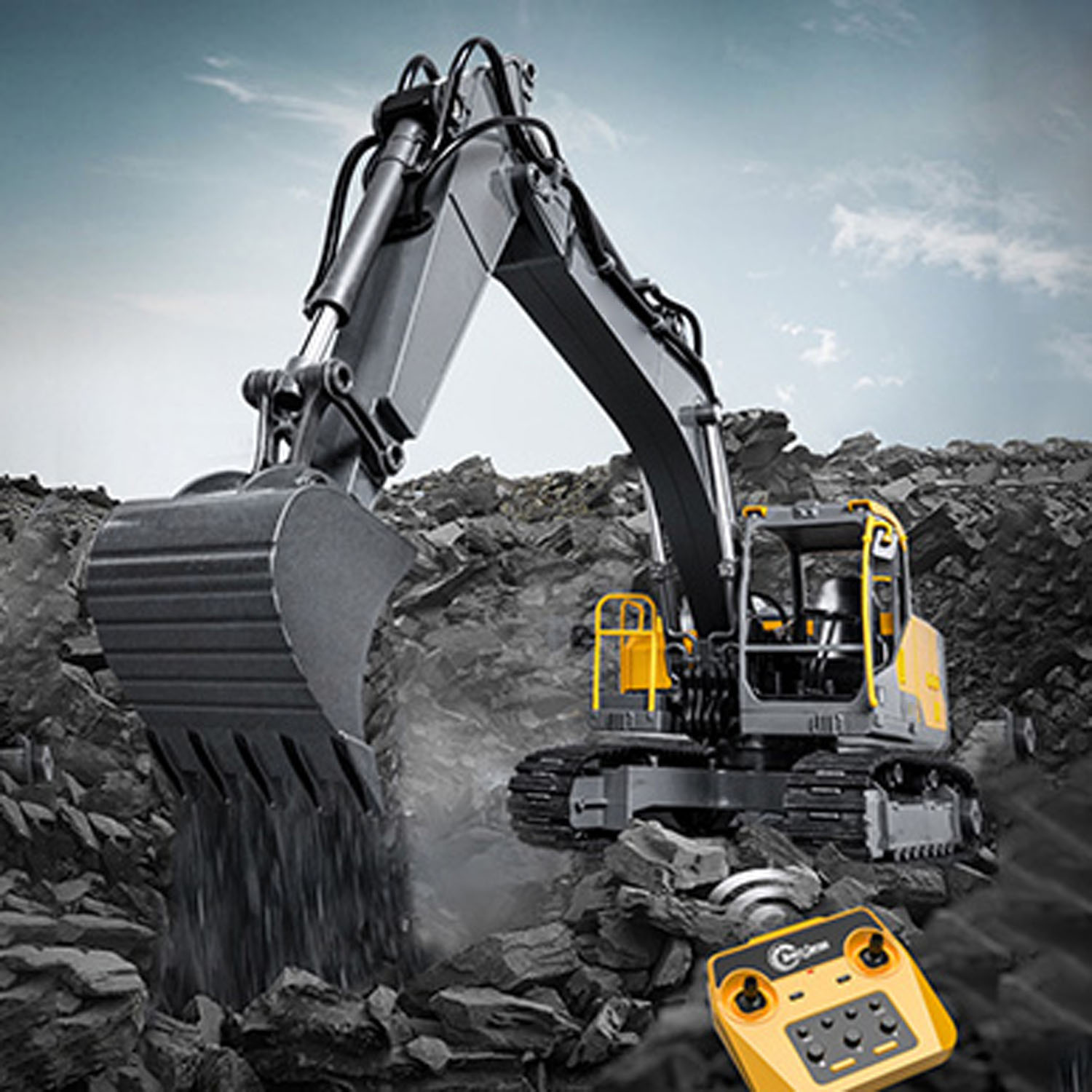 1/16 DoubleE E598 003 Elektris – Rc Hobby Excavator Bewertung und Preis