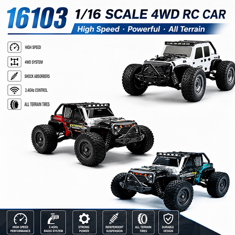 MJX 1/16 2,4G 4WD RC Monster T – Rc Hobby Line Bewertung und Preis