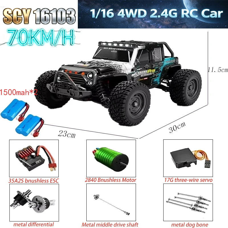 MJX 1/16 2,4G 4WD RC Monster T – Rc Hobby Line Bewertung und Preis